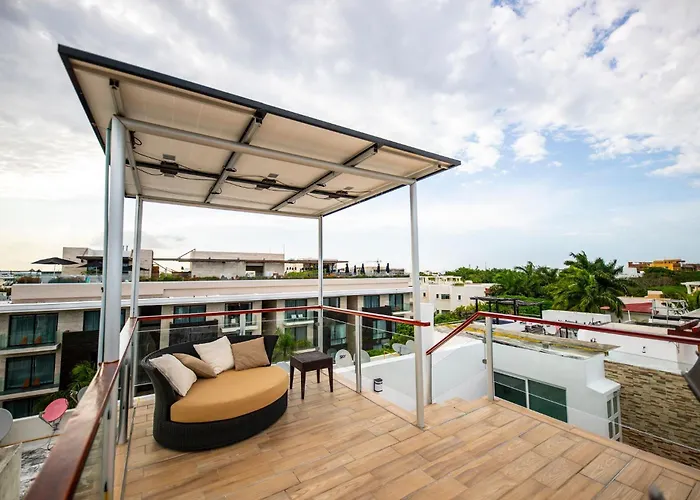 Сasa de vacaciones Penthouse Private Jacuzzi Bbq Family Friendly Maid Service Playa del Carmen